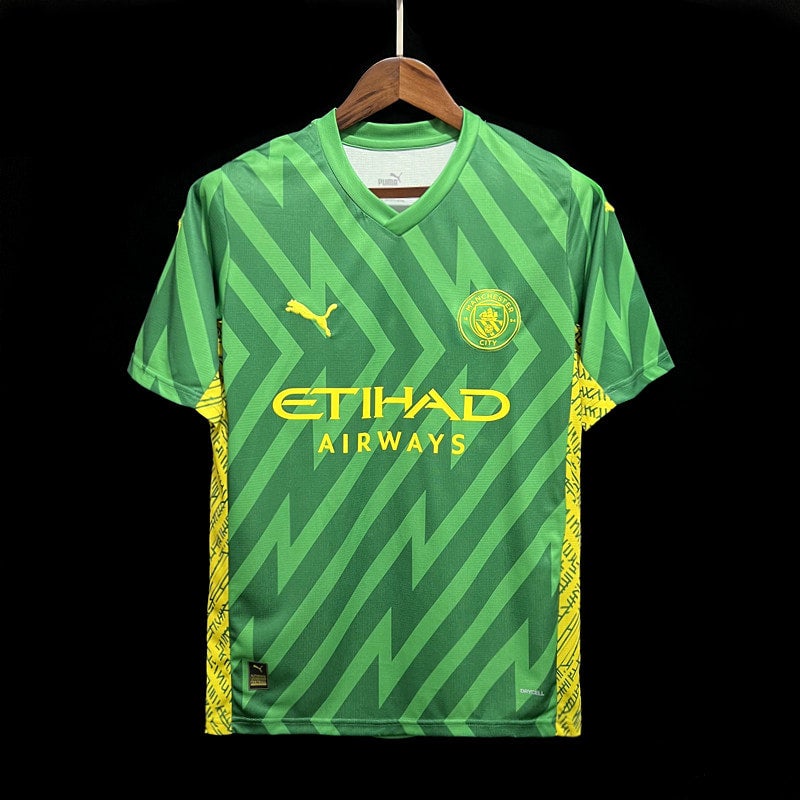 2023-24 Manchester City Green Goalkeeper Jersey | SportsMeister